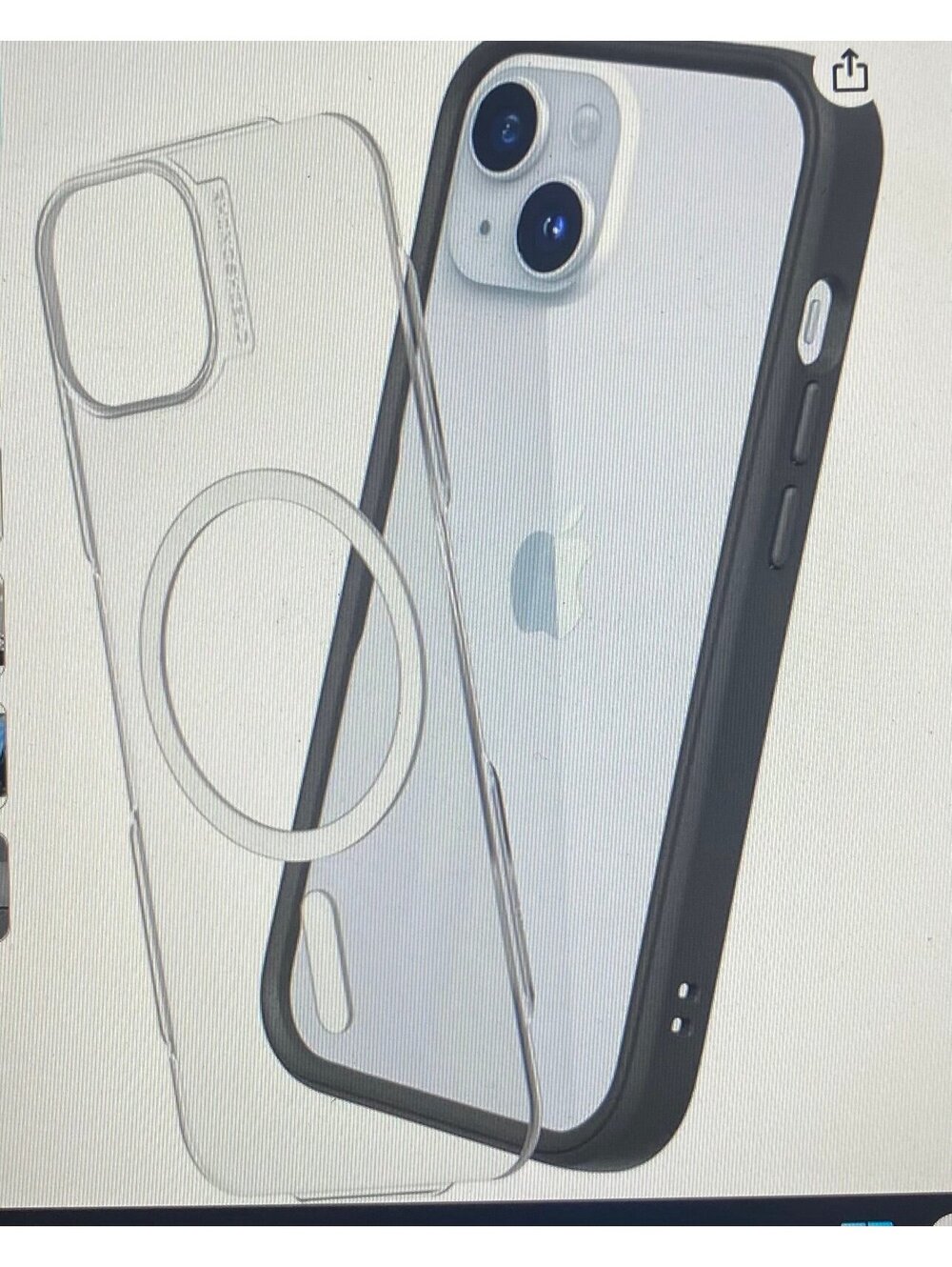 RhinoShield Modular NX Case for iPhone 15 Graphite